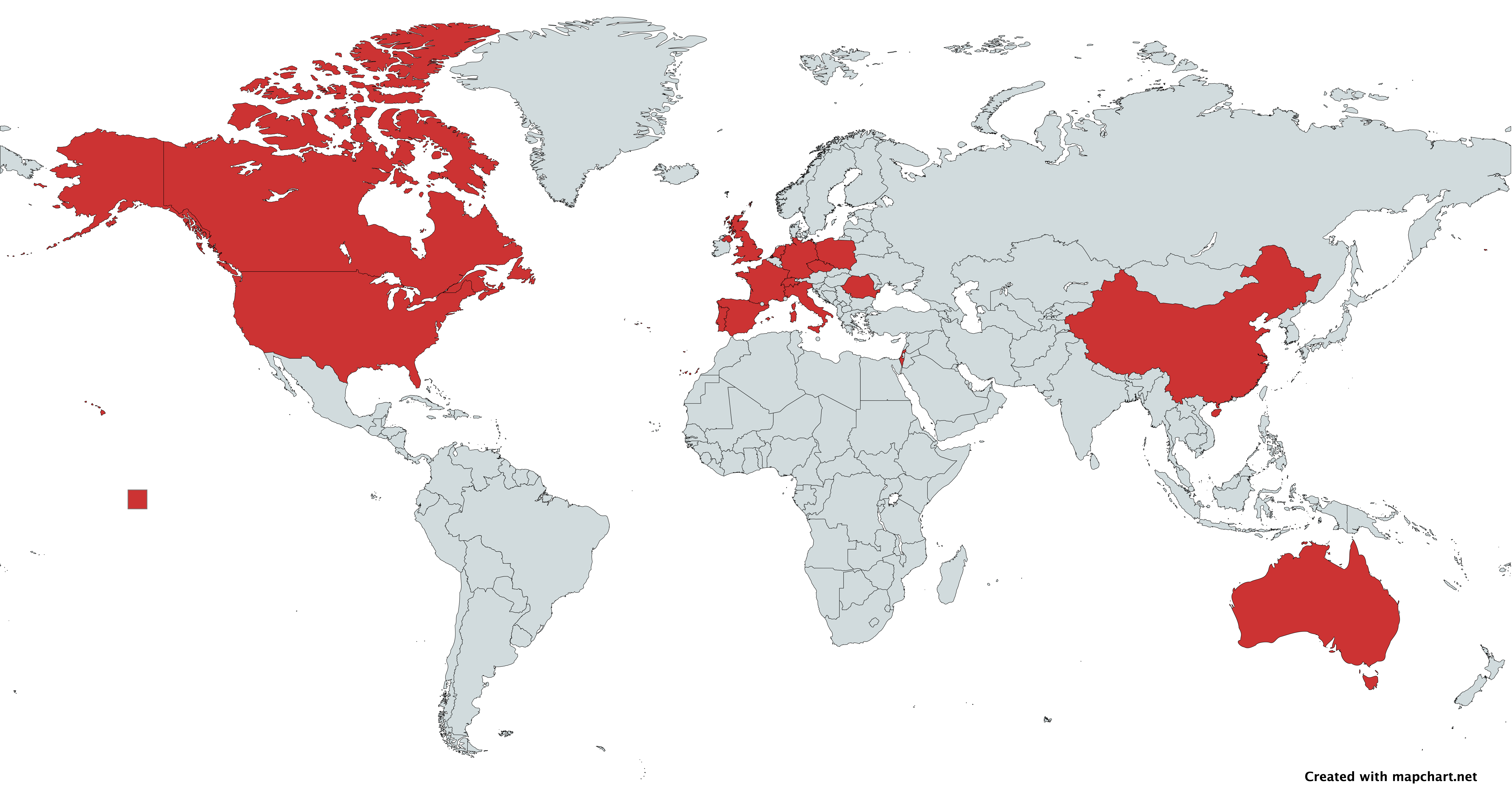 Map of participating DRD2 Institutions